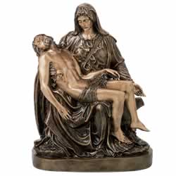 Riproduzione della Pietà in bronzo